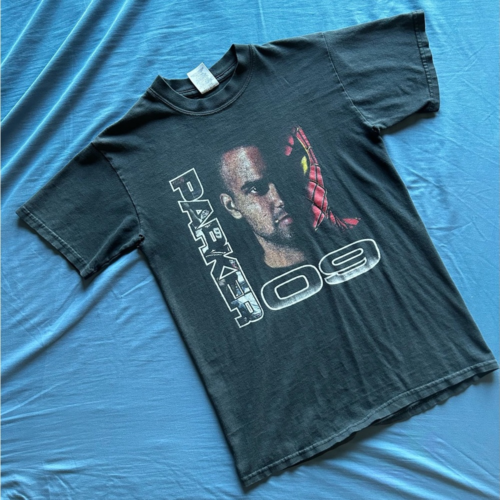 Vintage Tony Parker x Spider Man 2000s t-shirt Basketball NBA San Antonio Spurs